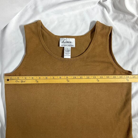 Camel Twinset with Sequins Sz Med - Picture 7 of 14